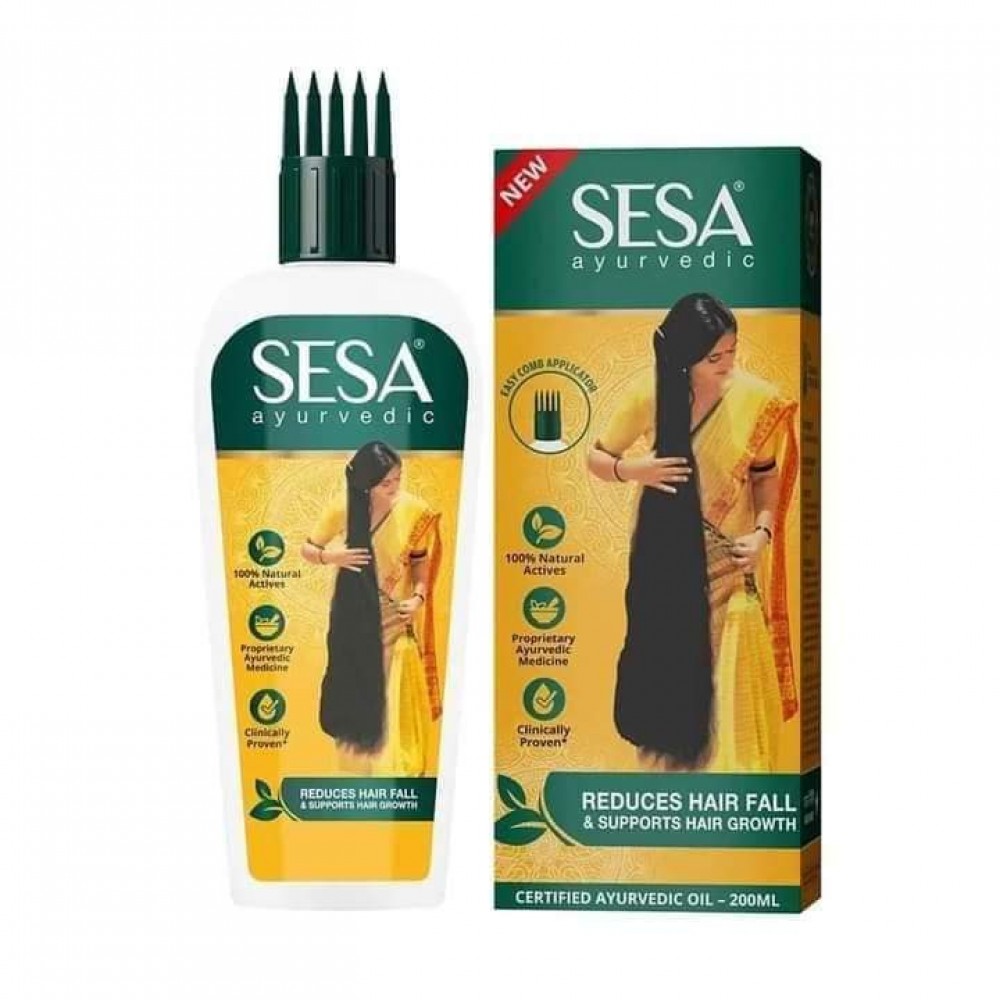 Sesa Hair Oil With Ayurvedic Herbal Extracts 100 Ml Curlystores