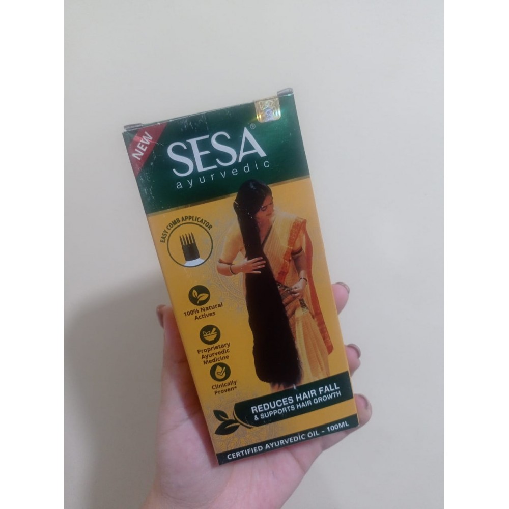 Sesa Hair Oil With Ayurvedic Herbal Extracts 100 Ml Curlystores